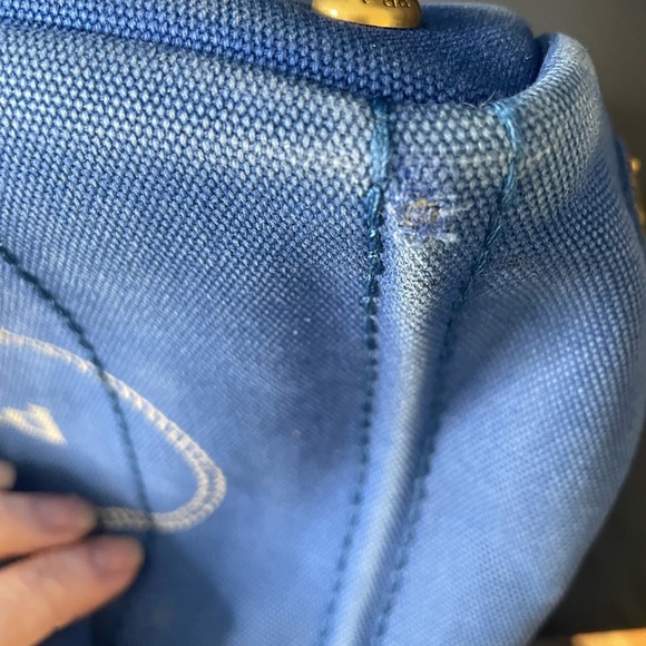 Prada blue denim tote - Picture 8 of 11
